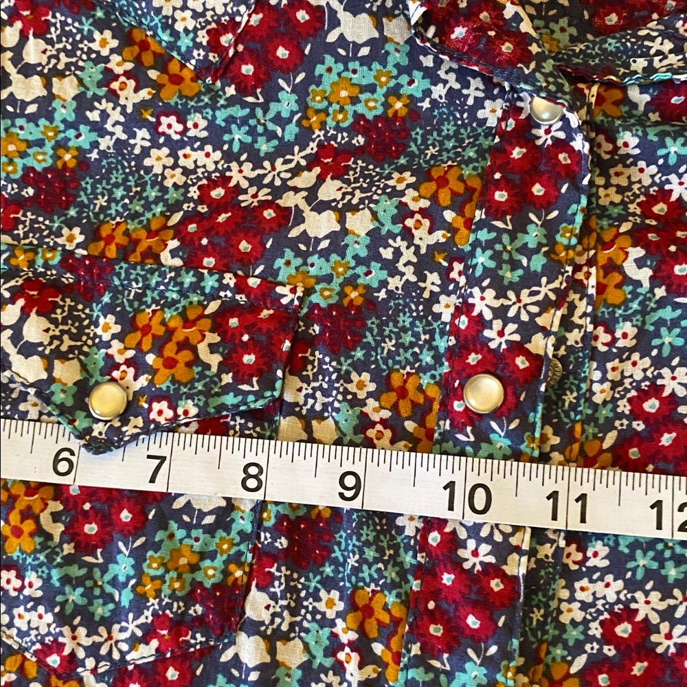 Wrangler Multicolor Floral Women’s Shirt Large - Picture 6 of 7